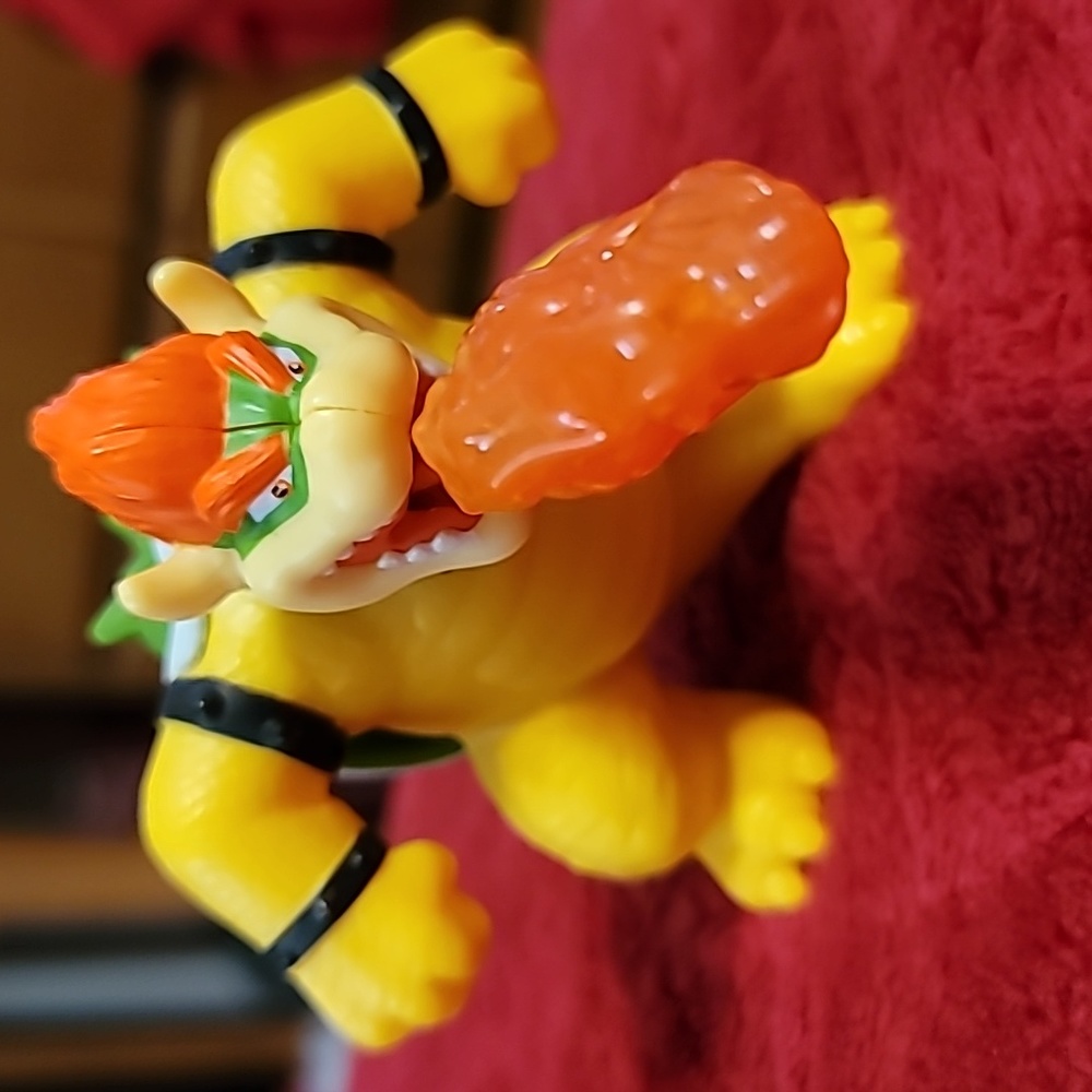 2022 McDonald's Nintendo Super Mario Bros. Bowser 3" Toy Figure.